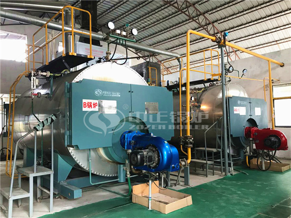 运行在汉光实业的中正WNS系列燃气蒸汽锅炉项目